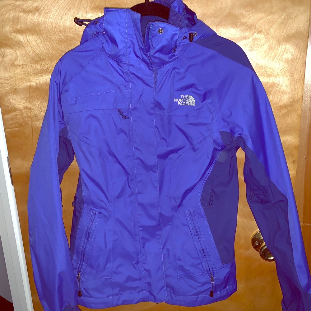 Blue Northface Rain Jacket